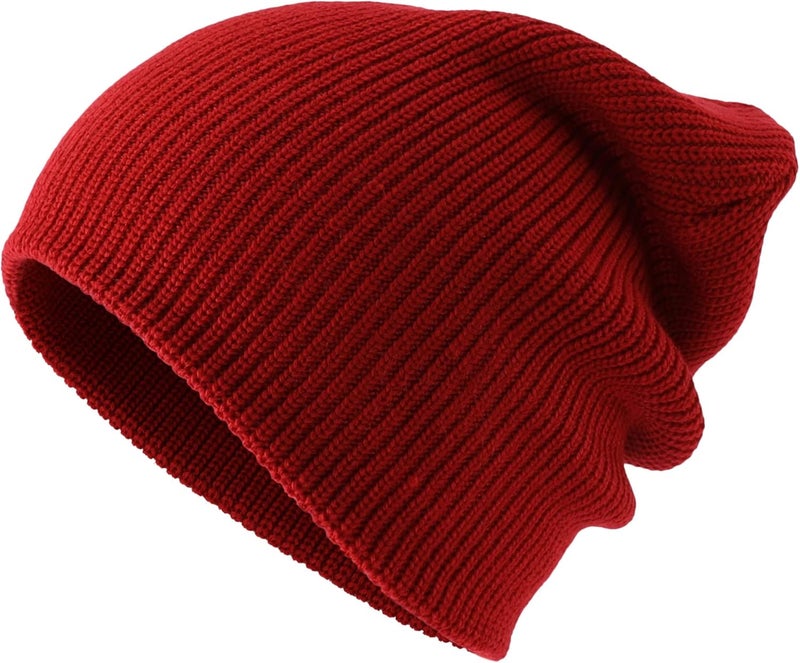Connectyle Classic Double Layer Knit Beanie Hat Warm Thick Acrylic Winter Hats Daily Cuffed Beanies Watch Hat for Men Women - Image 3